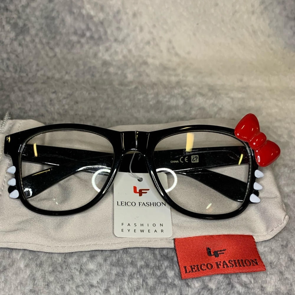 Hello Kitty style glasses